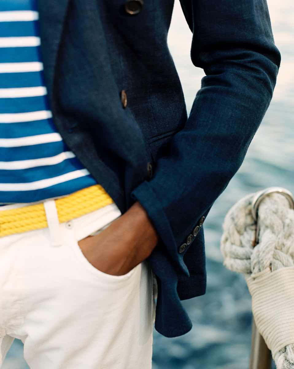 Tailored-Fit Chino-Anzugjacke Polo Soft
