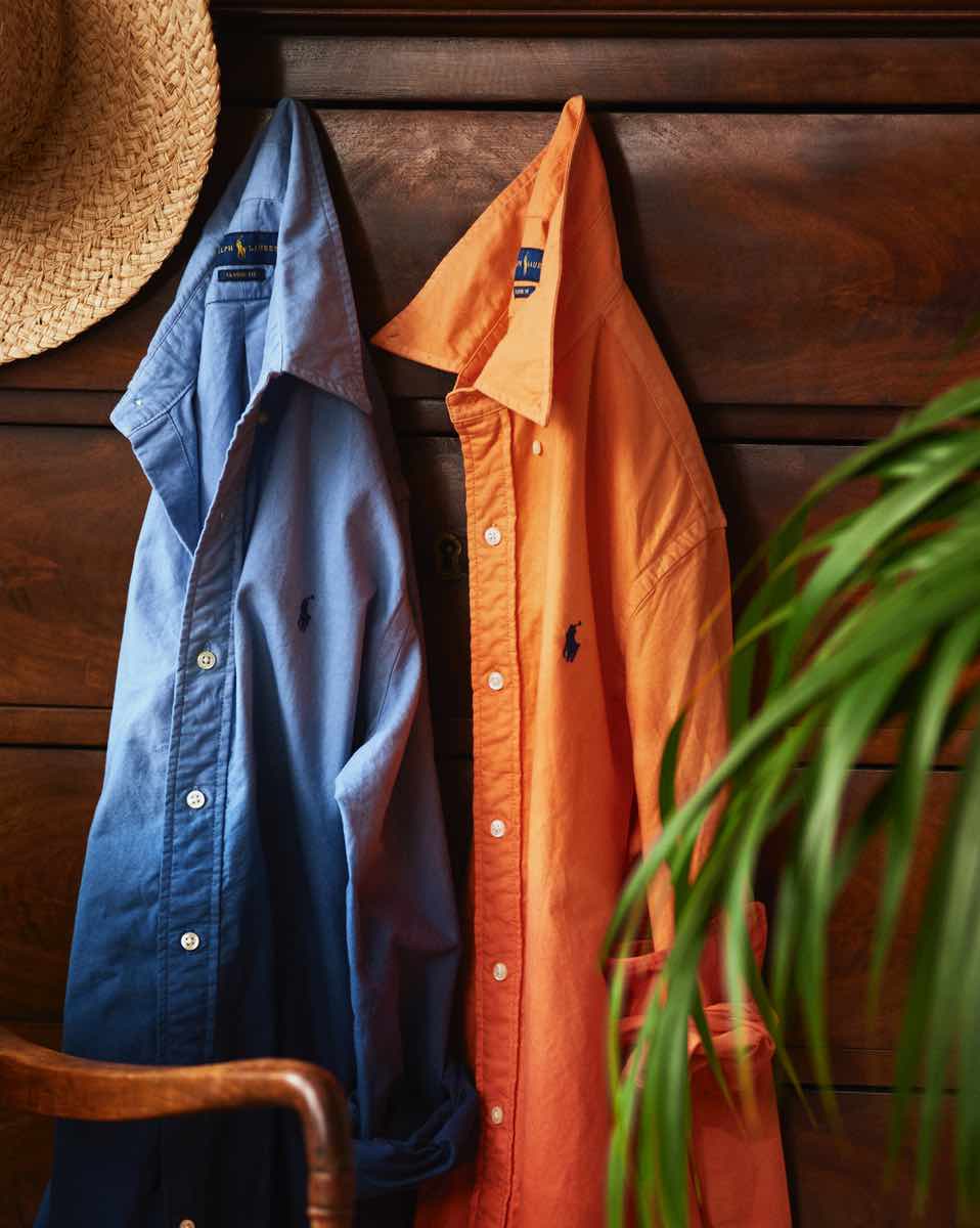 Gefärbtes Slim-Fit Oxfordhemd