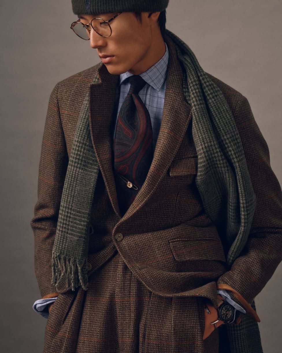 Anzugjacke Heyworth mit Glencheckmuster