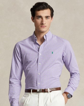 Chemises decontractees Raye pour hommes Ralph Lauren CH