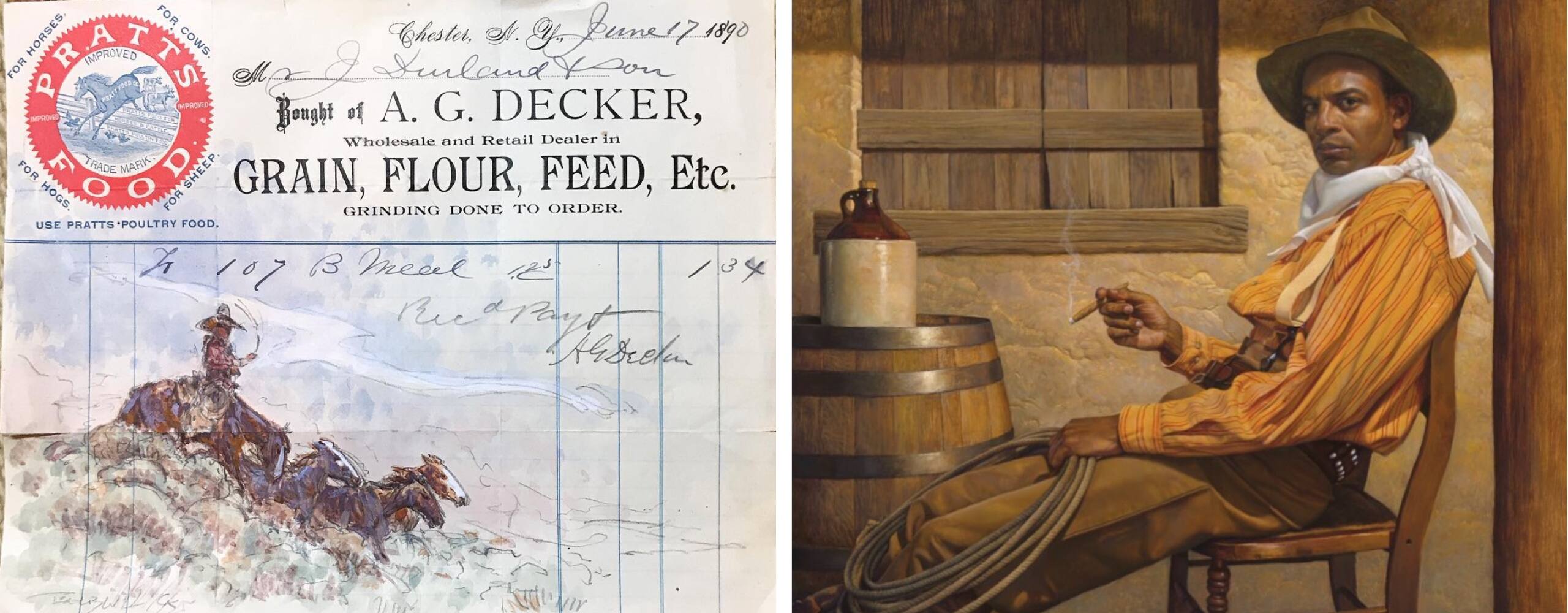 <em>Links:</em> Teal Coke Blake; <em>Rechts:</em> Thomas Blackshear