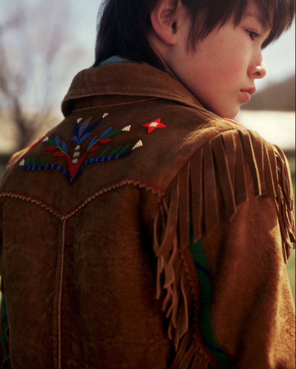 PRL x TÓPA Standing Sage Fringe Jacket
