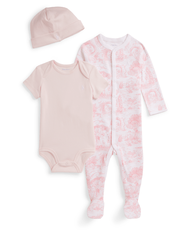 Coffret cadeau en coton motif toile