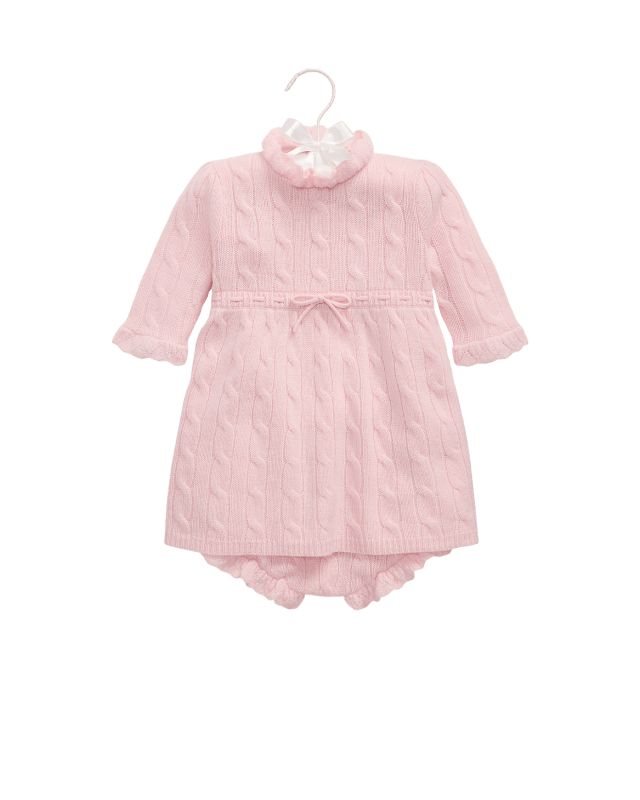 Robe et bloomer cachemire torsadé